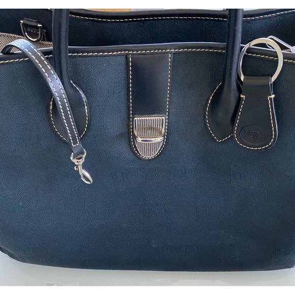 Dooney & Bourke Handbags - Vintage Dooney & Bourke Black Logo Tote